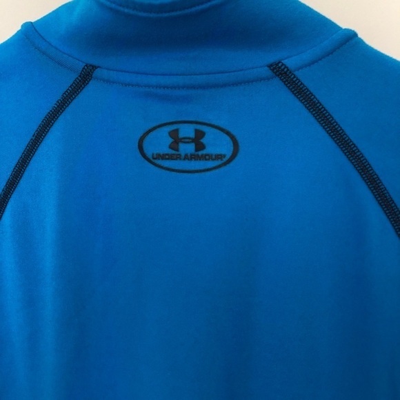 Under Armour men’s blue and black 1/4 zip  pullover size small - Picture 5 of 8